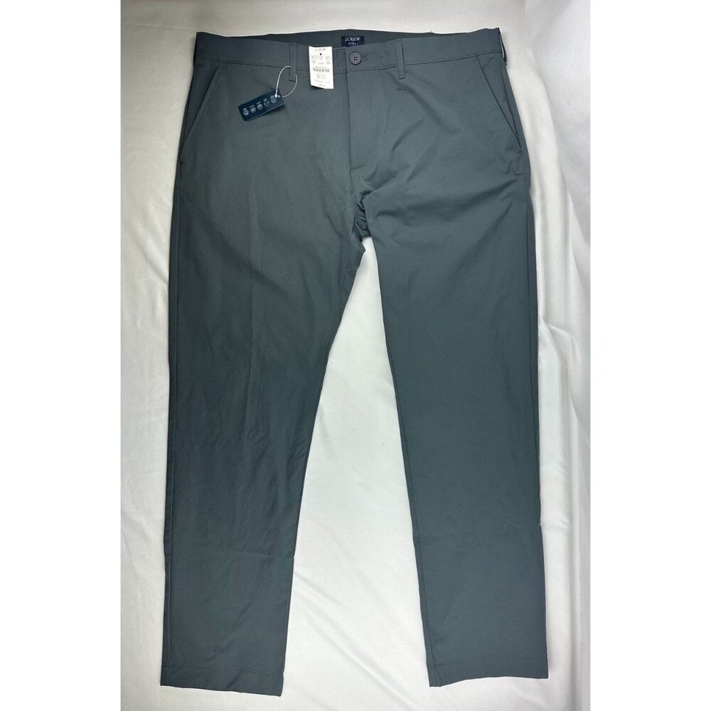 NWT Mens J. Crew Slim Fit Flex TruTemp365 Gray Chino Pants Size 38x32